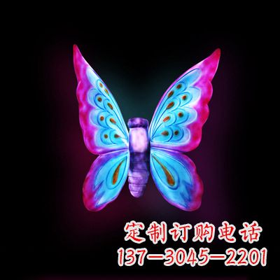 济南璀璨发光蝴蝶雕塑