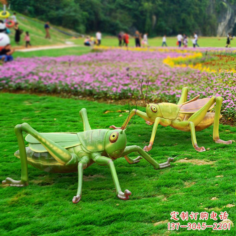 济南精美蝗虫雕塑摆件