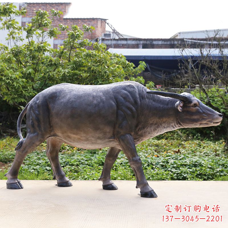 济南高品质仿真水牛雕塑