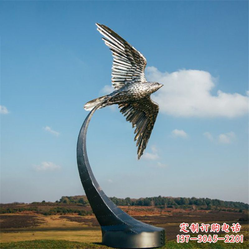 济南不锈钢老鹰雕塑