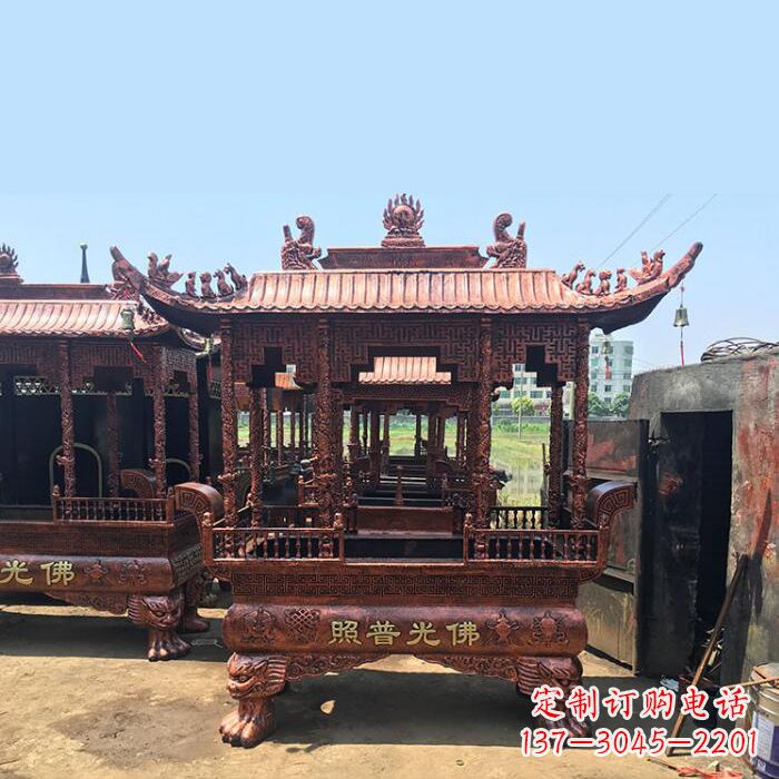 济南精美铜香炉雕塑