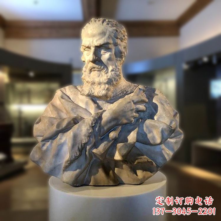 济南伽利略头像雕塑--精致定制