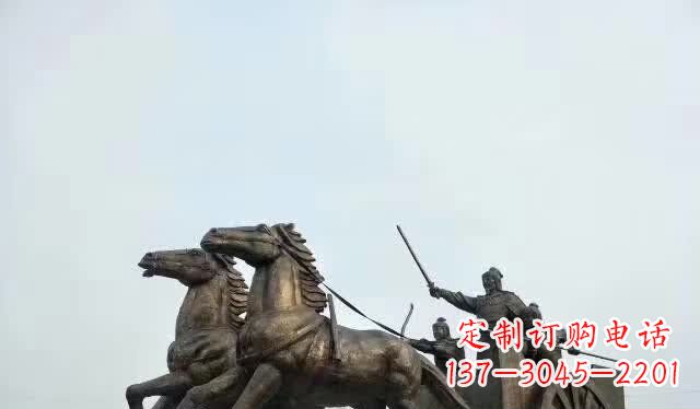 济南文艺复兴风格马车雕塑