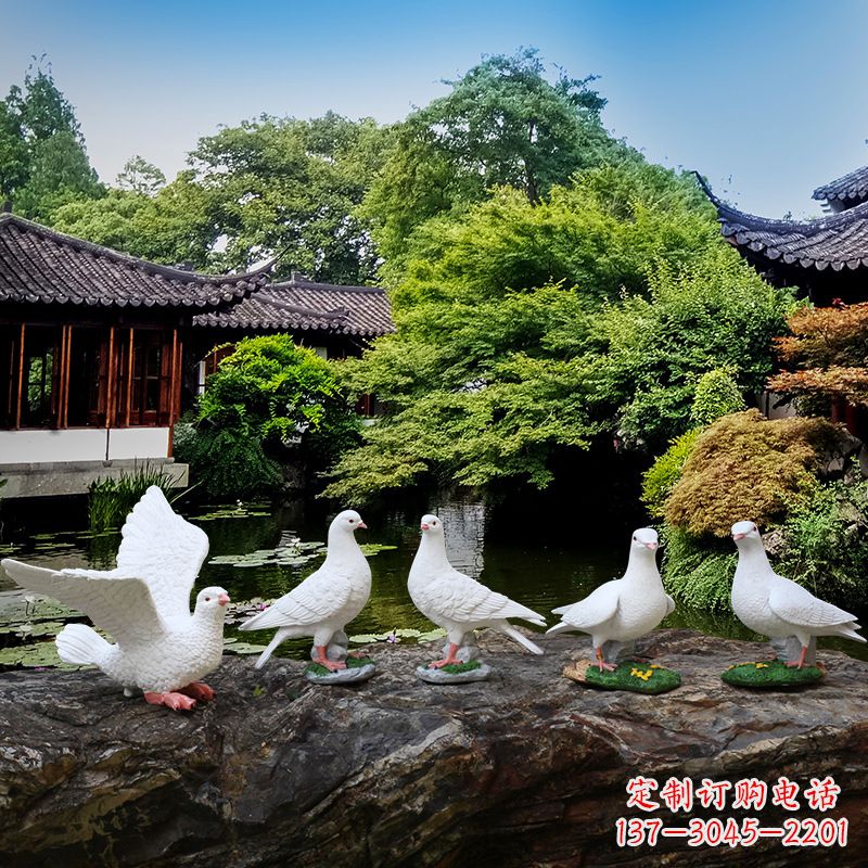 济南鸽子的雕塑