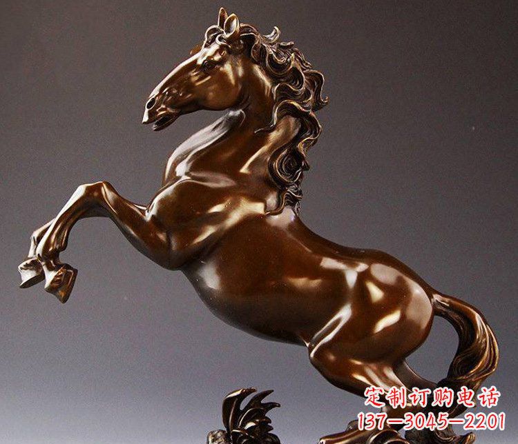 济南青铜马头雕塑