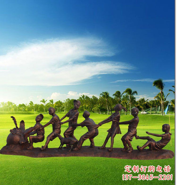 济南中领雕塑-精美仿铜萝卜雕塑