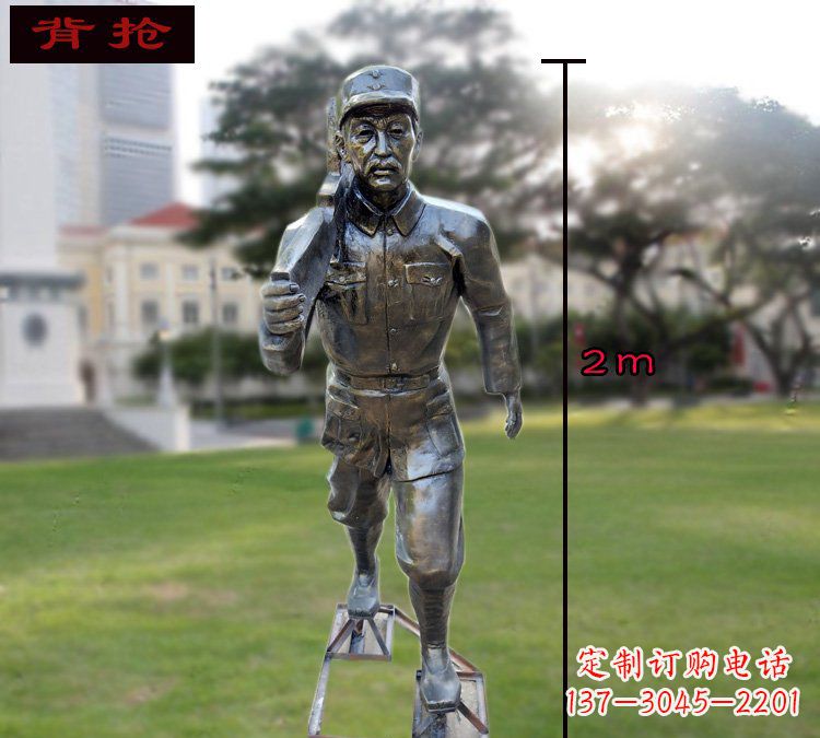 济南中领雕塑英勇勇士铜雕