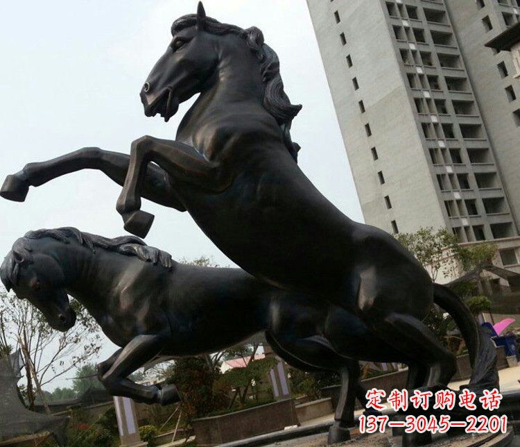 济南高雅实木动物雕塑