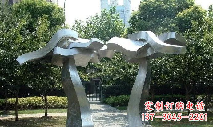 济南不锈钢拱门定制雕塑