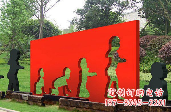 济南儿童抽象景观雕塑
