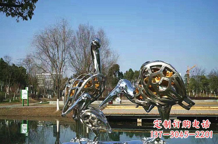 济南手工制作的可爱丹顶鹤雕塑