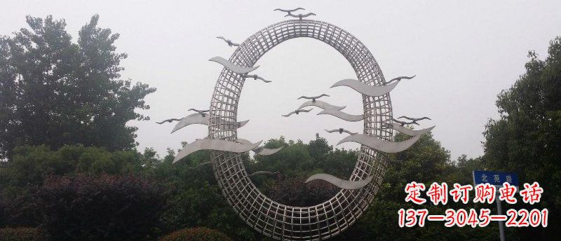 济南抒情海鸥雕塑