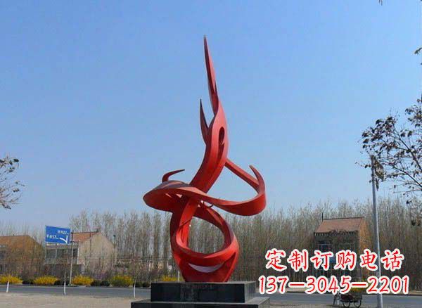 济南不锈钢火苗经典建筑雕塑