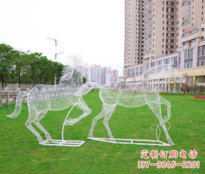 济南不锈钢马雕塑