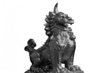 济南独角兽铜雕塑，精美细腻传统工艺