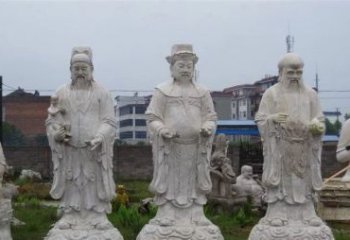 济南福禄寿神像石雕定制服务