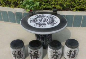 济南传统工艺福禄寿喜雕塑