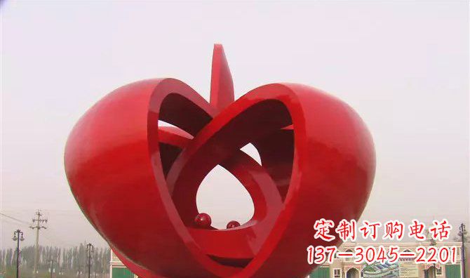 济南果实不锈钢雕塑
