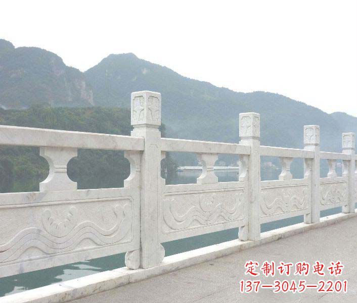 济南高品质公园大理石栏板景观石雕