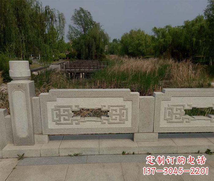 济南优雅大气的公园栏板雕塑