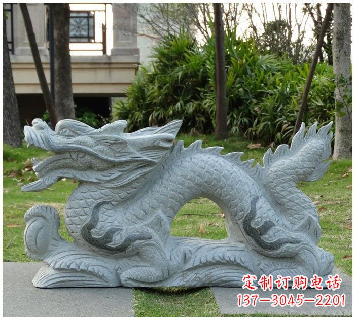 济南精美雕刻的大理石龙雕塑