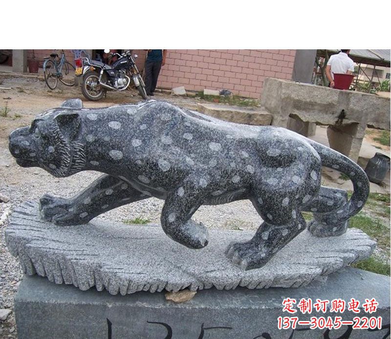 济南华美动物猎豹石雕