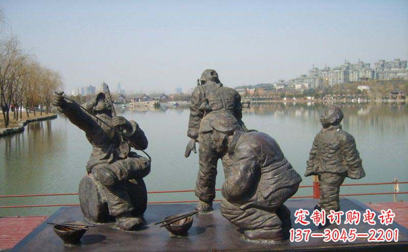 济南精美中式二胡雕塑