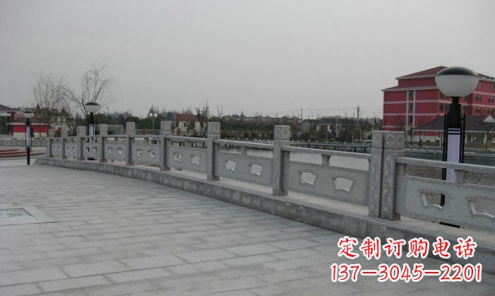济南公园仿古石栏板 (2)