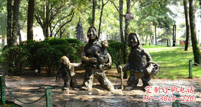 济南中领雕塑 小孩铜雕定制