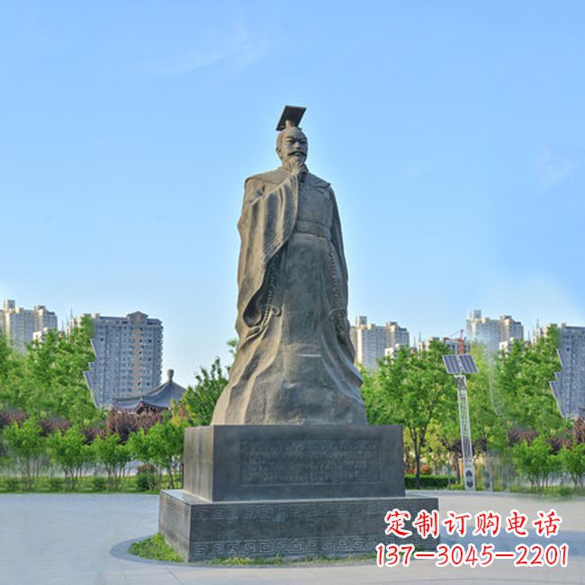 济南荣耀隋文帝 杨坚青石雕塑