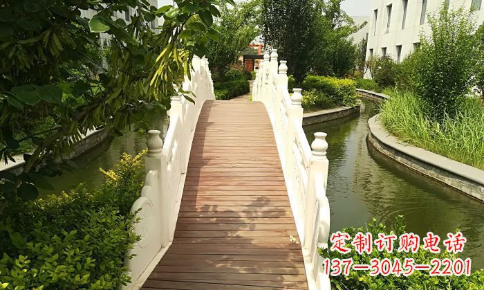 济南公园汉白玉石拱桥 (5)