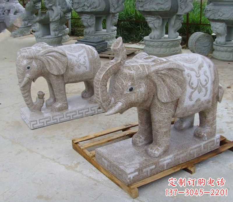 济南精美大象雕塑