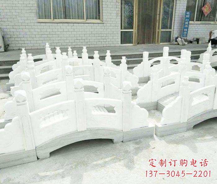 济南专业定制大理石拱桥雕塑