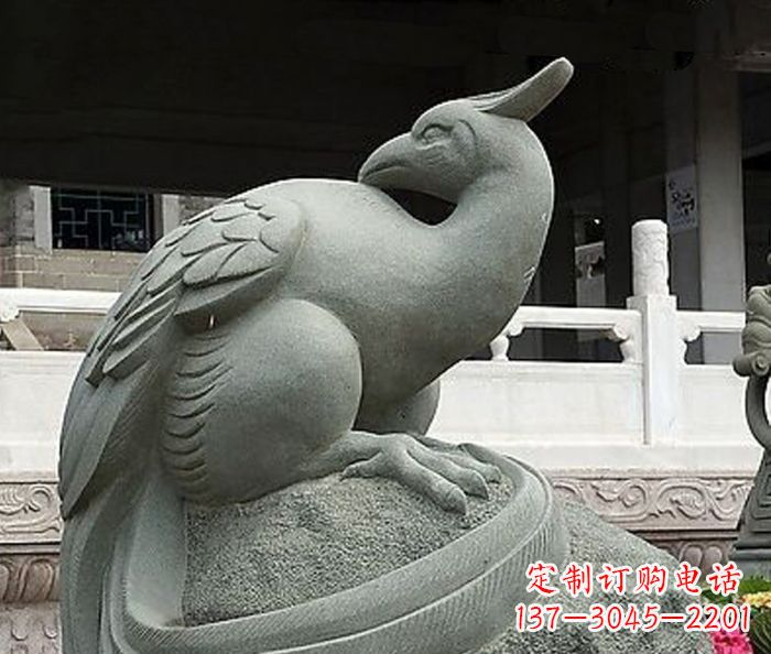 济南精美的凤凰石雕