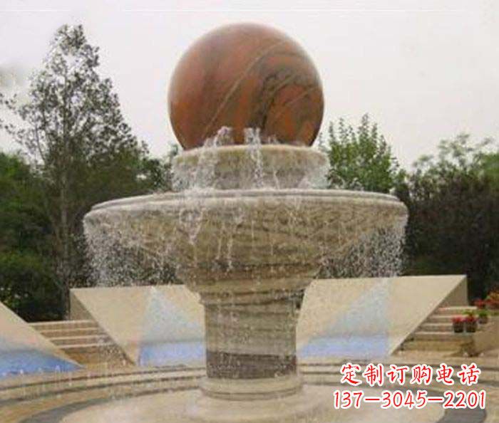 济南精致禅意风水球雕塑