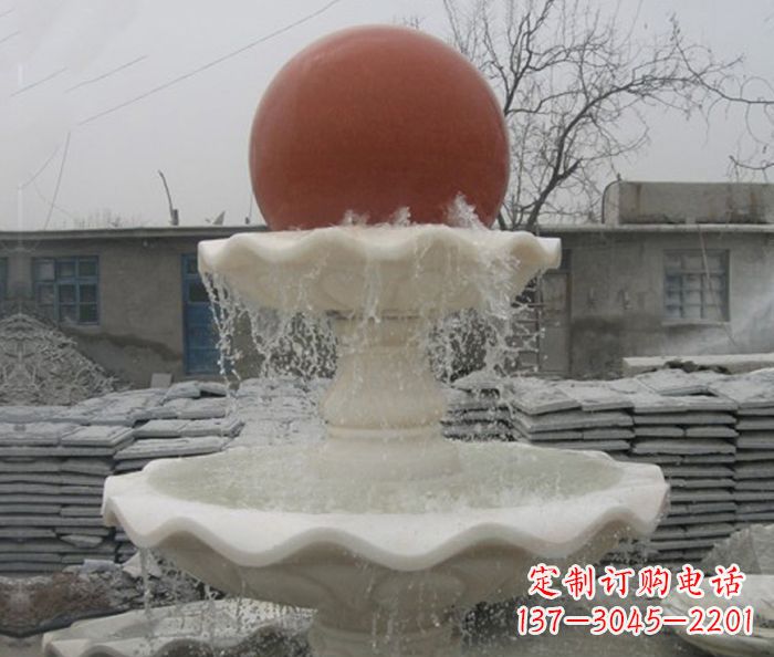 济南精美风水球石雕