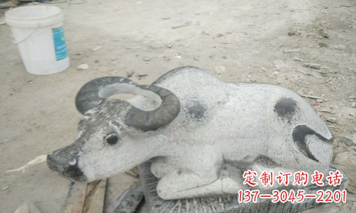 济南公园景观孺子牛石雕