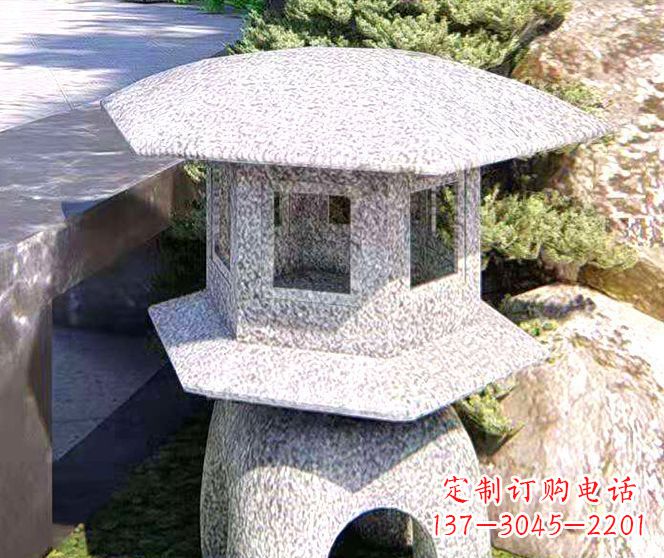 济南公园景观小型石灯雕塑 (2)