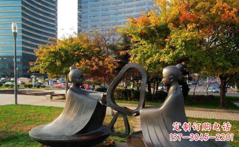 济南传承传统文化,精心打造精美孔融雕塑