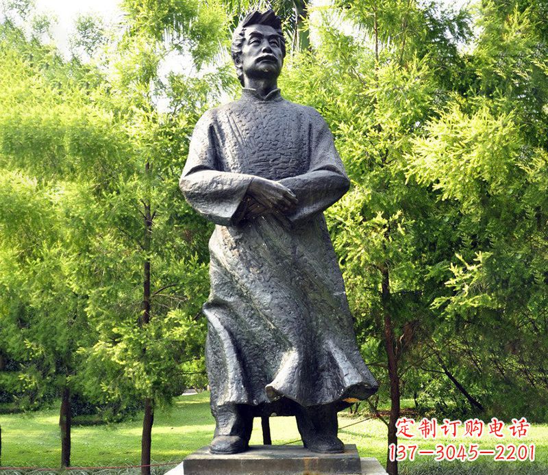 济南精美鲁迅名人雕塑