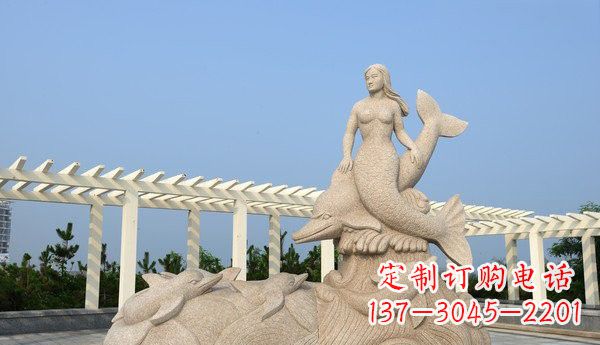 济南中领雕塑 | 精致海豚雕塑