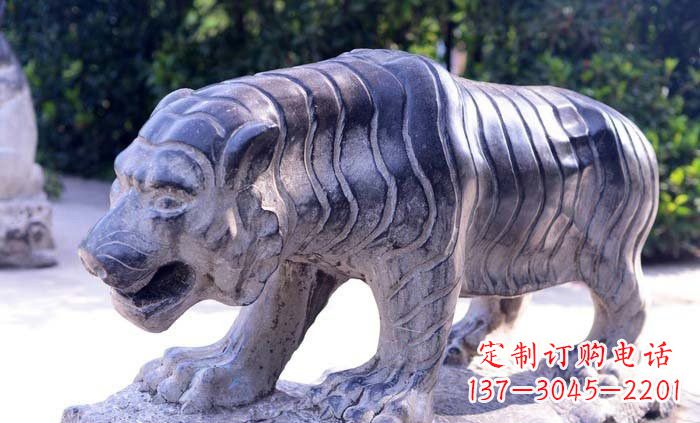 济南青石老虎雕塑——充满力量与美感的艺术品