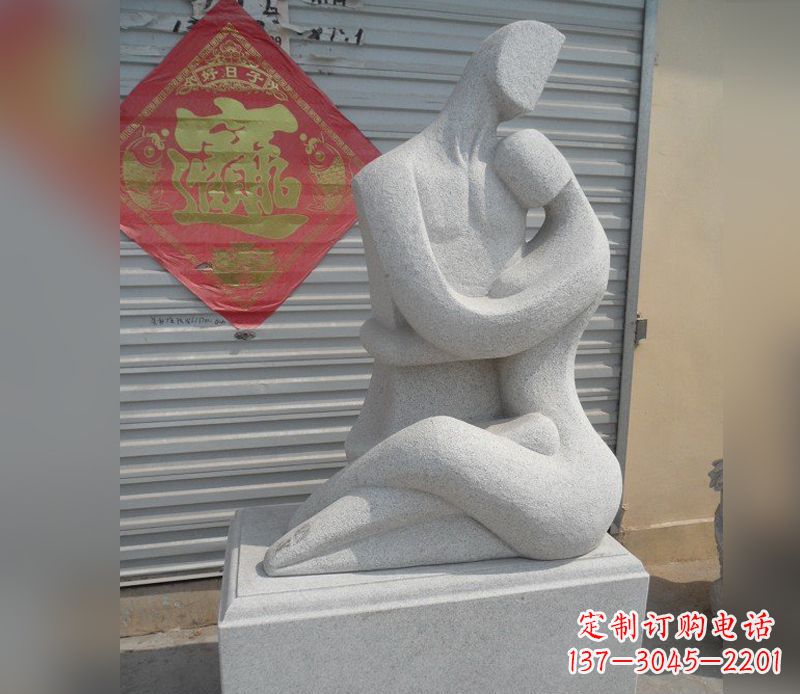 济南唯美情侣雕塑