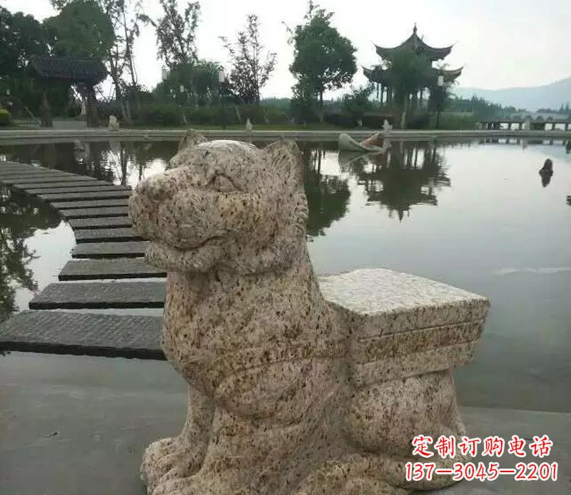 济南公园十二生肖虎石雕