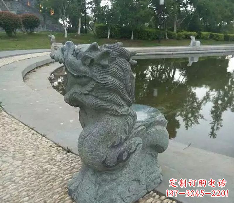 济南中国十二生肖石雕