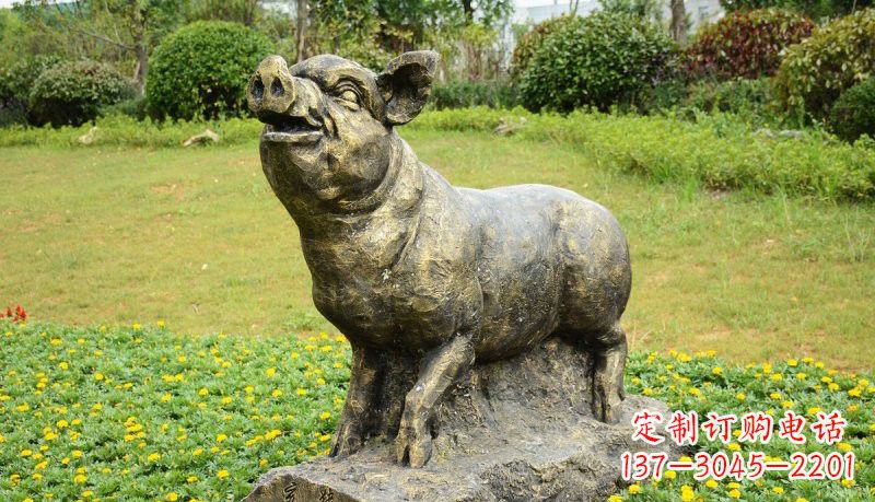 济南公园十二生肖铜雕