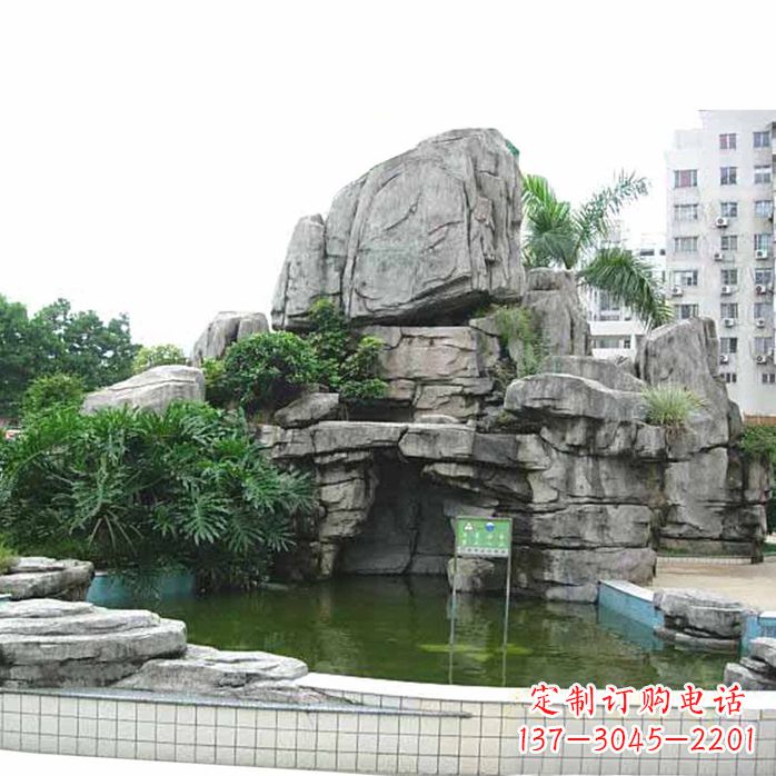 济南公园塑石假山景观雕塑