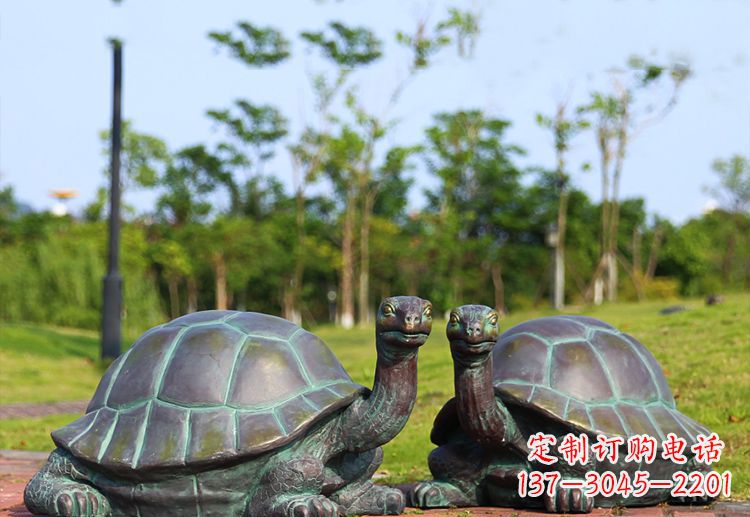 济南中领雕塑别具特色的乌龟铜雕