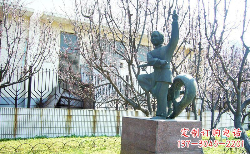 济南精致细腻的老人铜雕