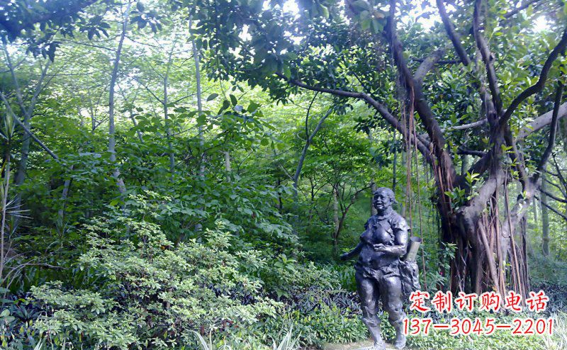济南铜雕西方女人人物雕塑